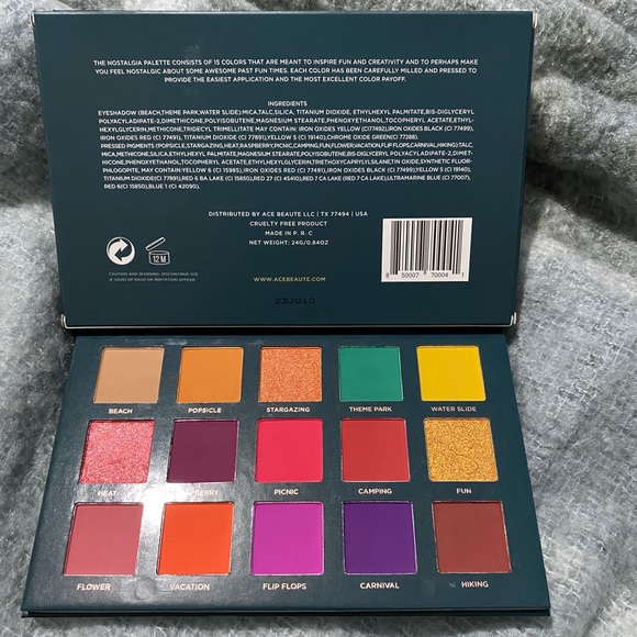 ACE BEAUTÈ Nostalgia Palette BNIB - Picture 2 of 2